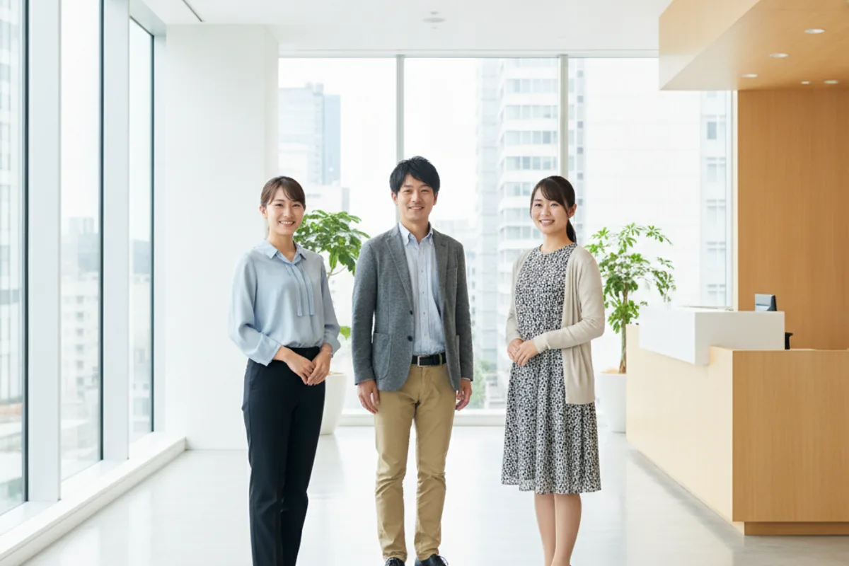 一般派遣で東京のオフィスに就業する派遣スタッフ